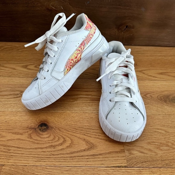 KIDS PUMA Cali Star Flower Child Sneaker - Size 13 (Little Kid) - Picture 1 of 9